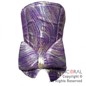 SOMBRERO GALERA TORNASOLADA CON MO�O VIOLETA x 1